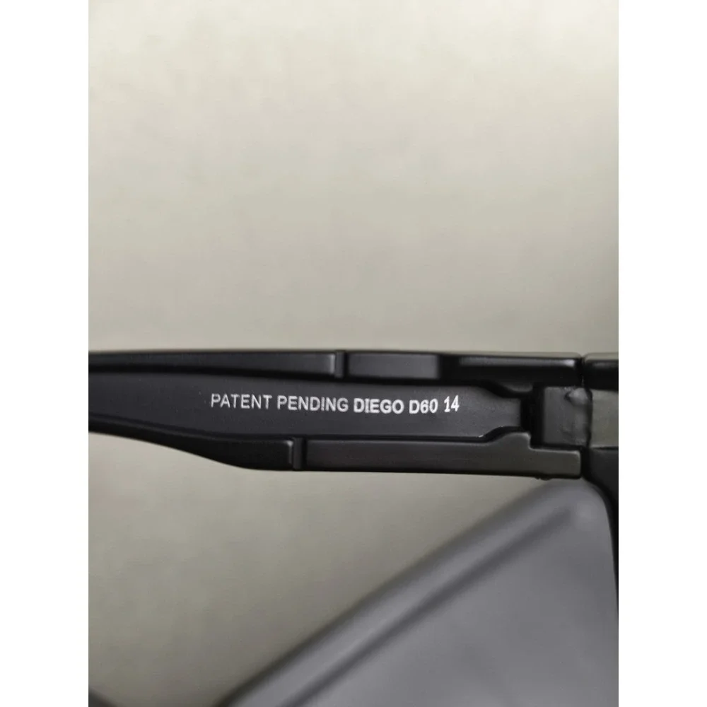 Costa Del Mar Diego 580P Polarized Sunglasses Black Blue Mirror